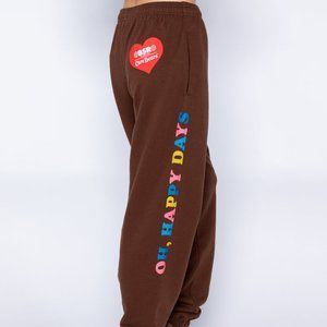 CUTE BROWN "CARE BEARS" sweatpants! BY SAMII RYAN Trendy and Comfy  BEST SELLERS